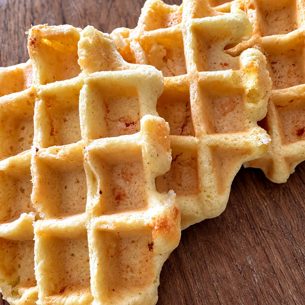 Leichte Waffeln
