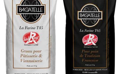 Croissants mit Mehl aus Frankreich